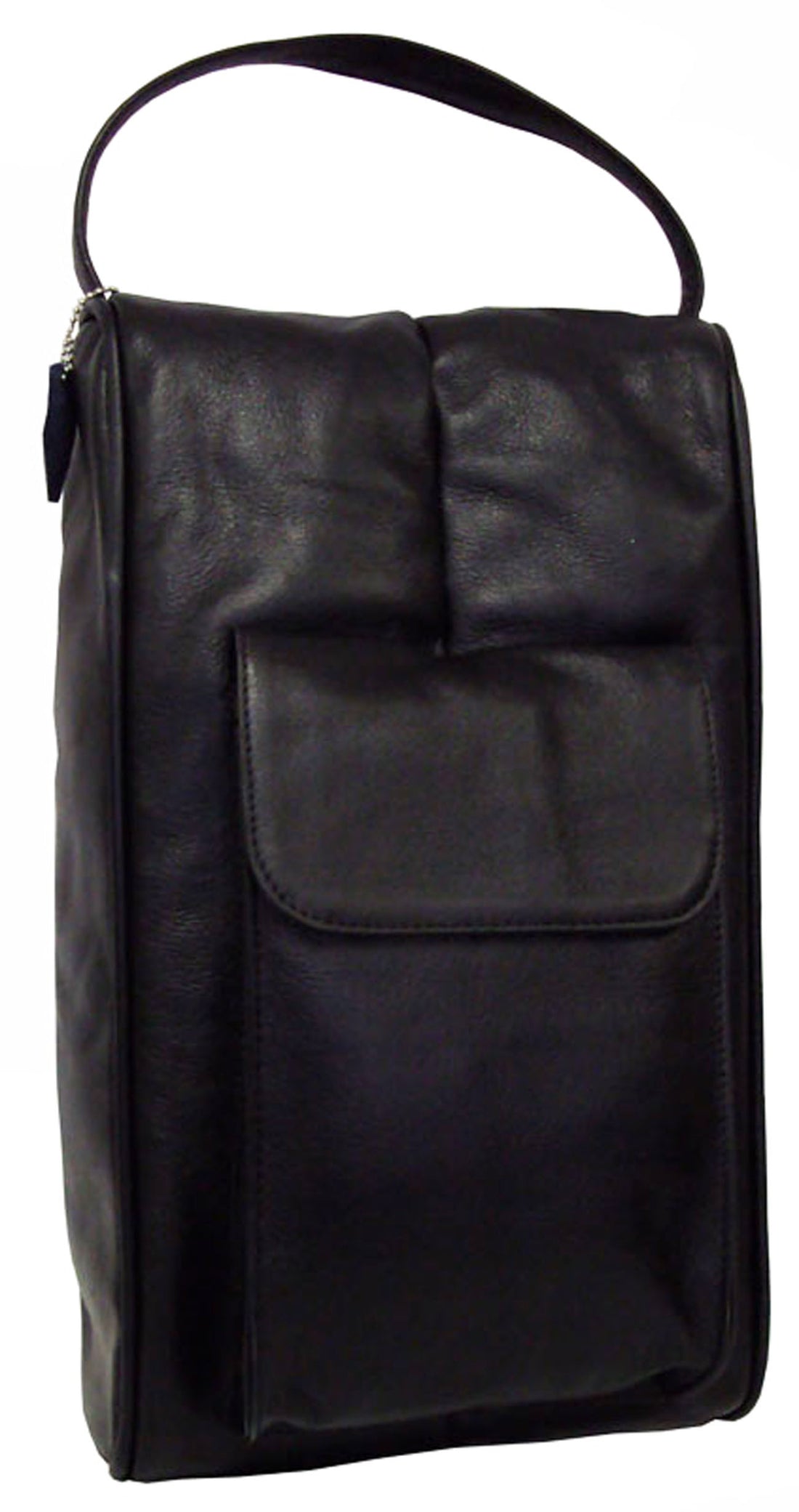 Amerileather Black Leather Golf Shoe Bag (#725-0)