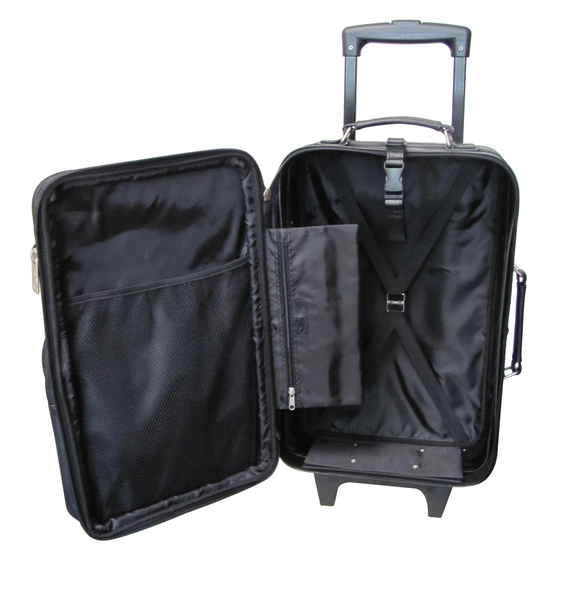 Amerileather Black Leather Three Piece Set Traveler (#8003-0)