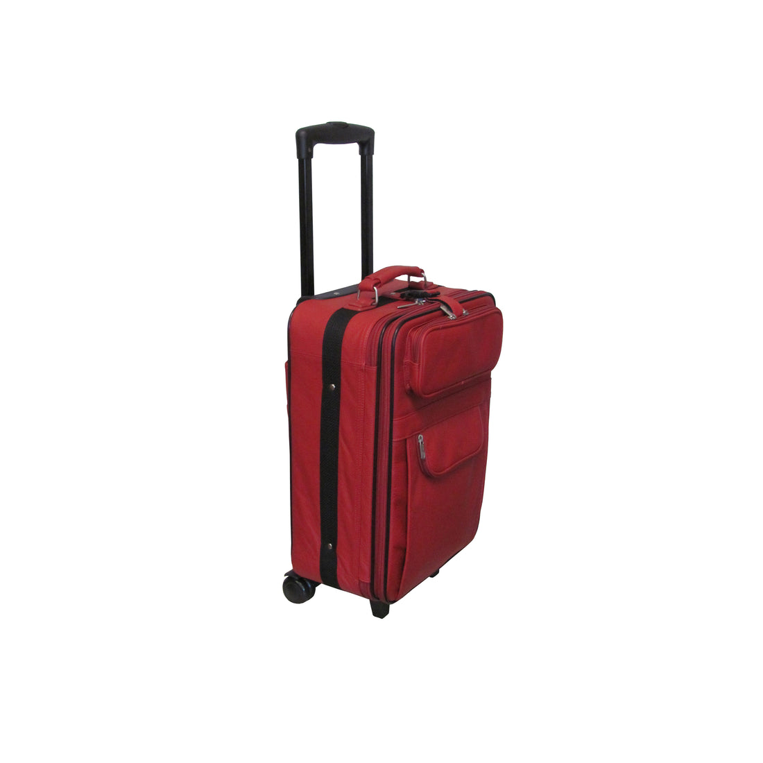 Amerileather Rozanne Leather 23" Expandable Wheeled Luggage (#88-5)