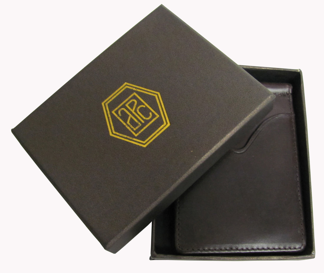 Leather Money Clip (#98308-09)