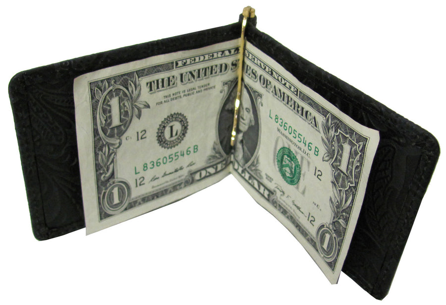 Leather Money Clip (#98308-027)