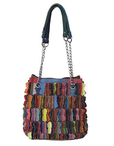 Amerileather Papillon Leather Shoulder Bag (#1929-9)