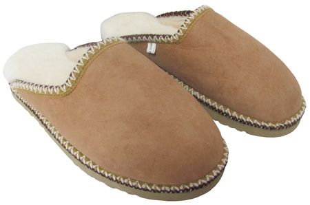 Amerileather Genuine Double Faced Shearling House Slippers (260)