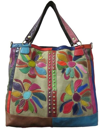 Amerileather Rosalie Leather Tote Bag (#1758-9)