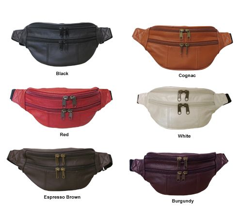 Assorted Leather Fanny Packs (#7310)