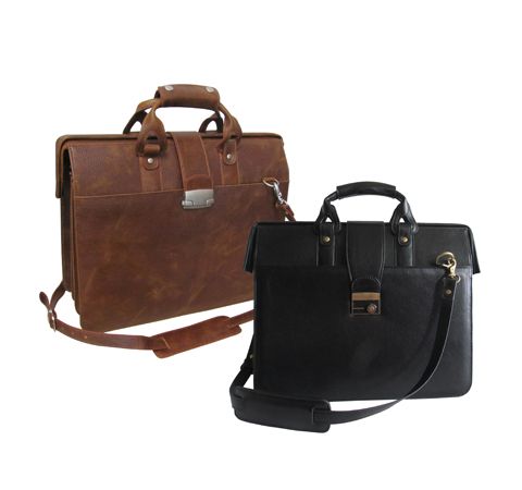 Leather Doctor's Carriage Bag (#1842-04)