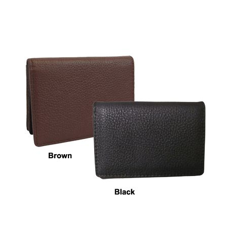 Leather ID and Business Card Holder (#521-02)