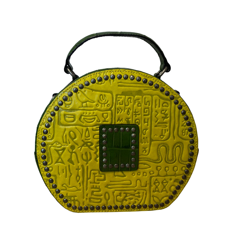 Amerileather Jetta Embellished Leather Crossbody (#1213-257)