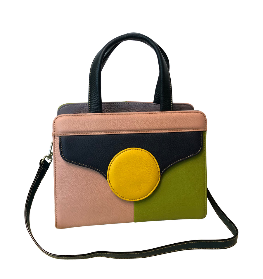 Amerileather Arlene Leather Handbag (#1259-123)