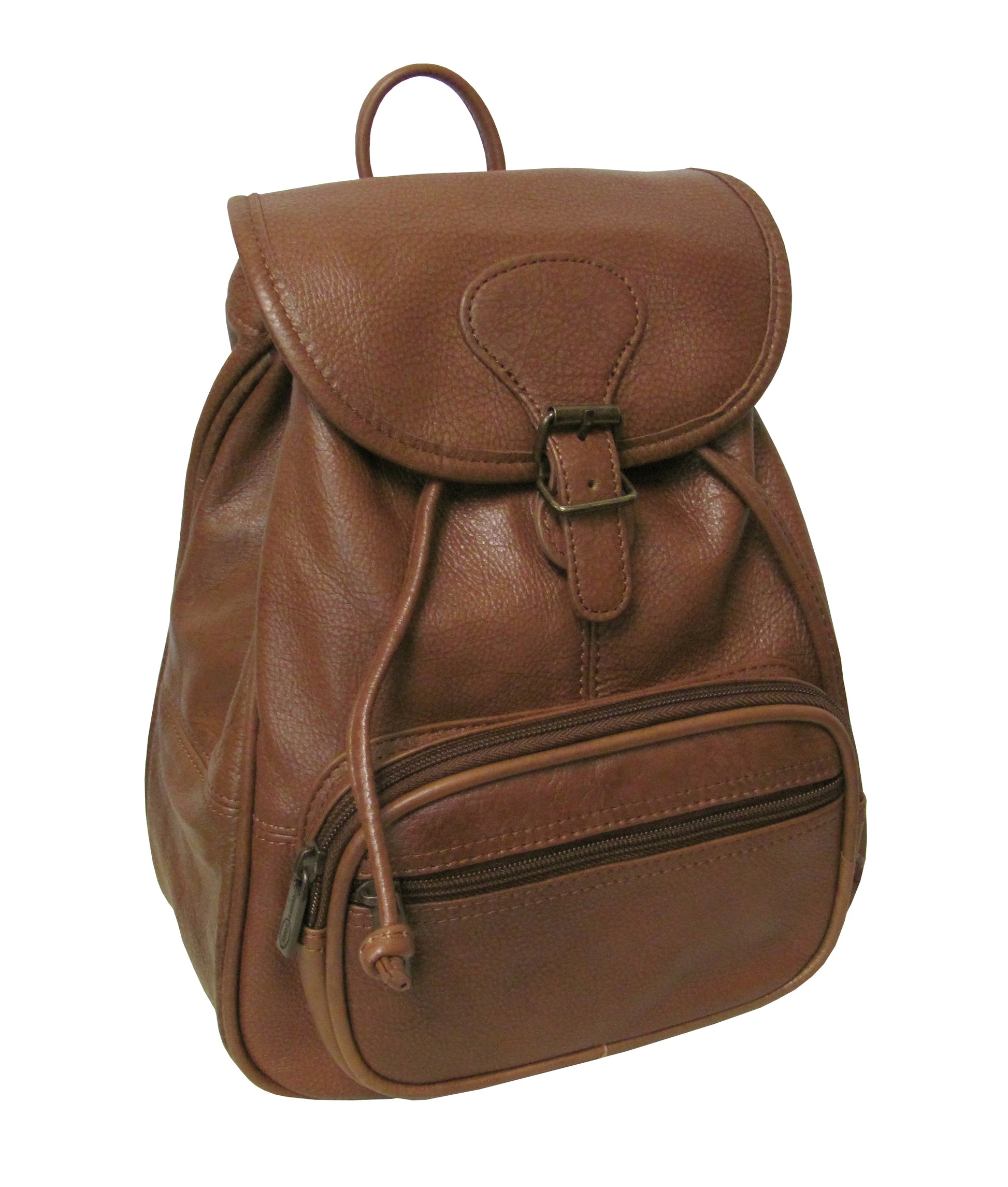 brown leather women's backpack AmeriLeather Leather Backpack