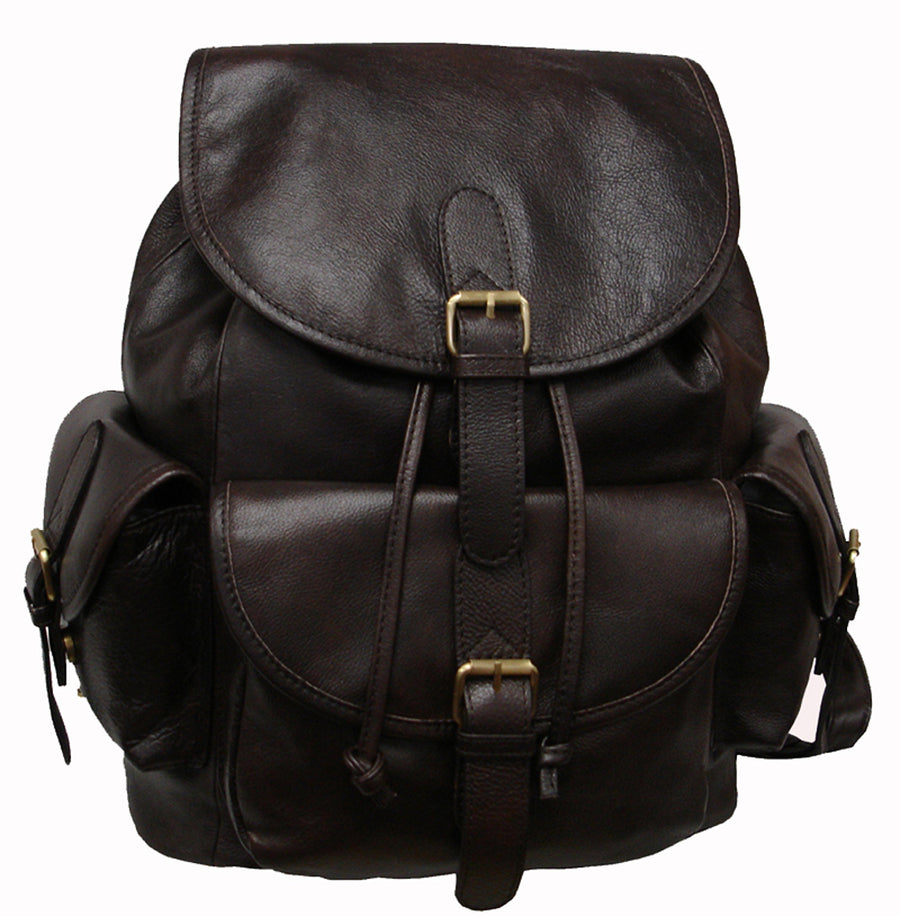 Amerileather Urban Buckle-Flap Backpack (#1822-024)