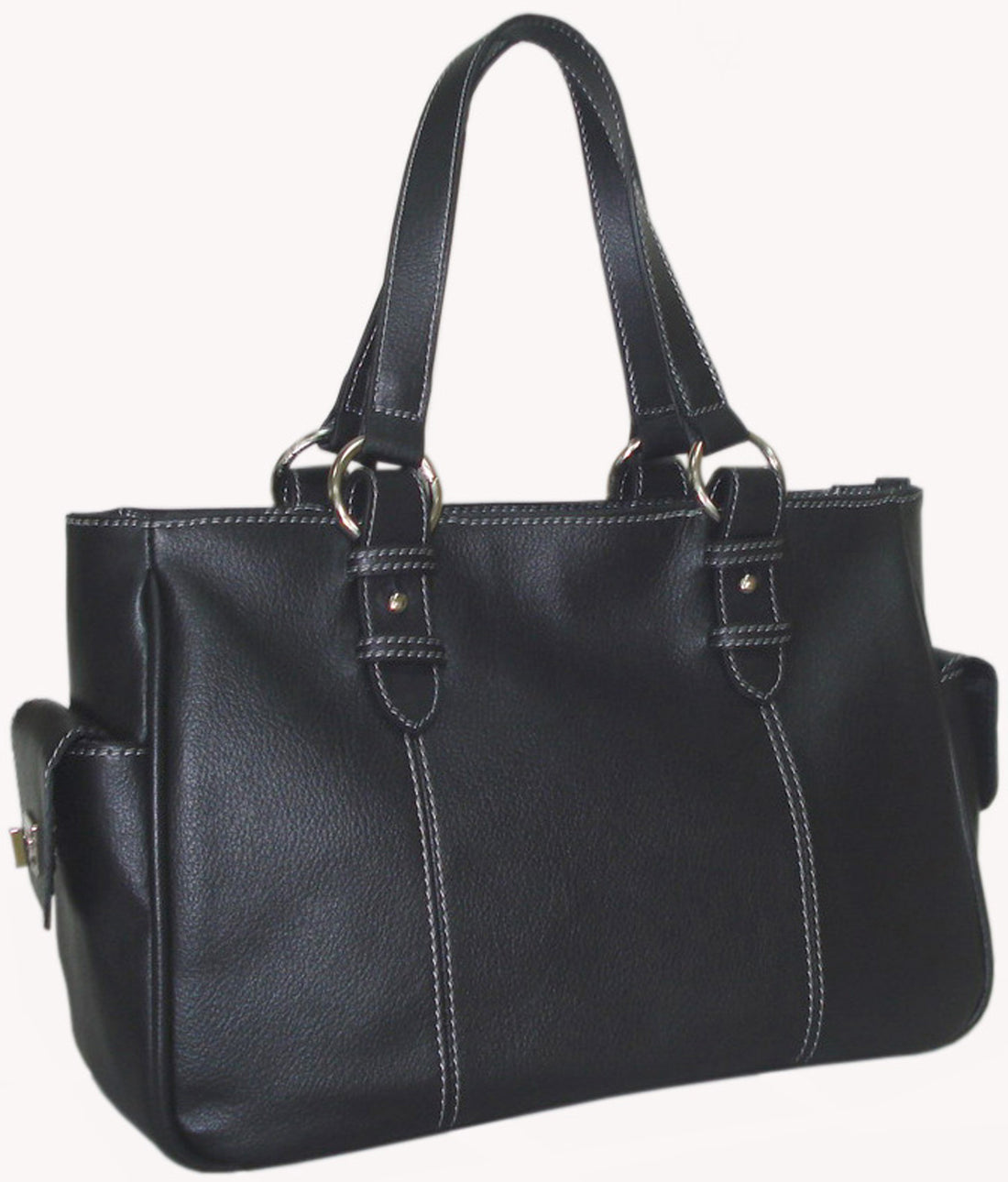 Sophisticated Leather Shopper Bag (#1831-04)