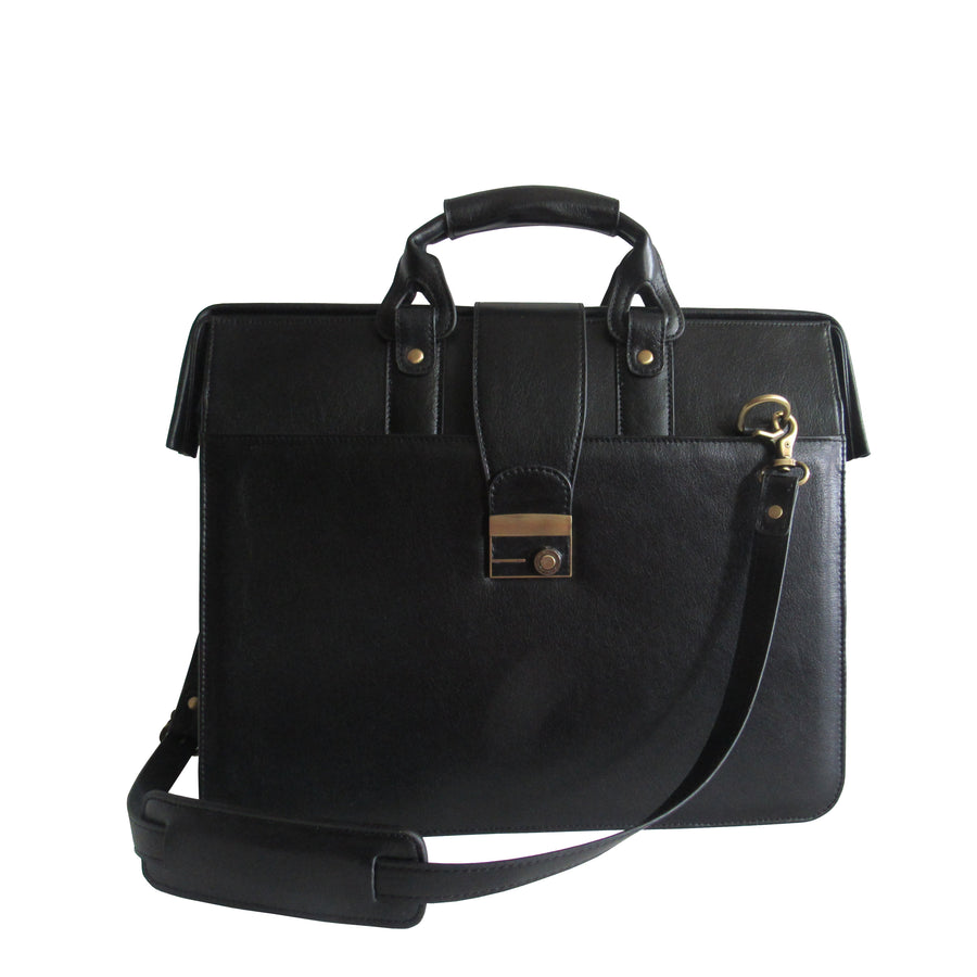 Leather Doctor's Carriage Bag (#1842-04)