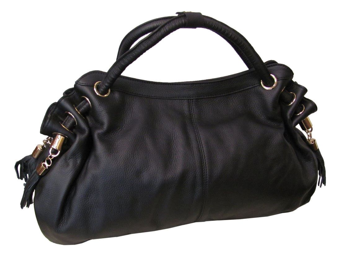 Musette Leather Handbag (#1899-013)