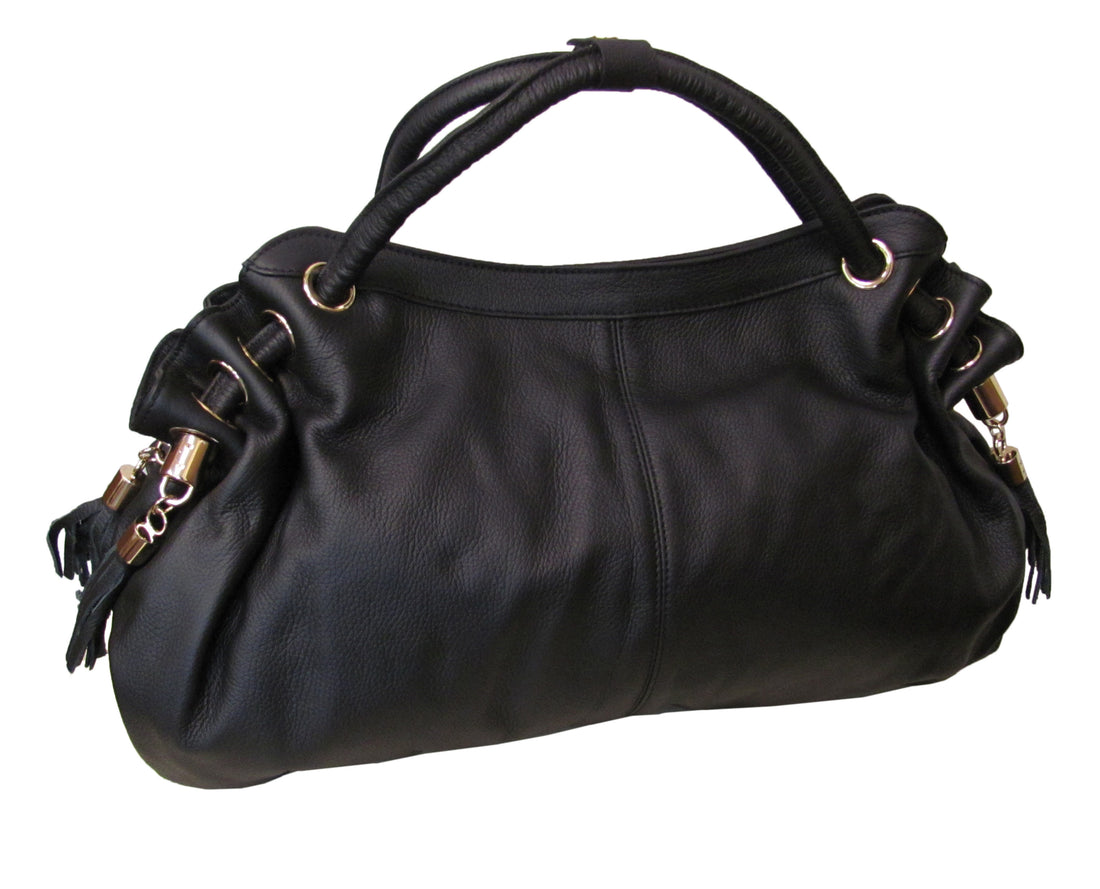 Musette Leather Handbag (#1899-0289)
