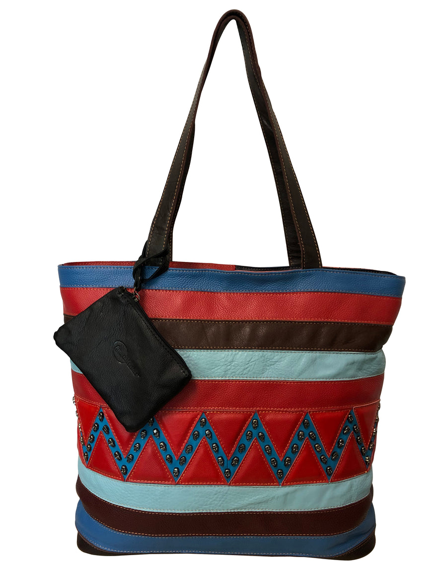 Amerileather Etta Rainbow Tote (#1937-89)