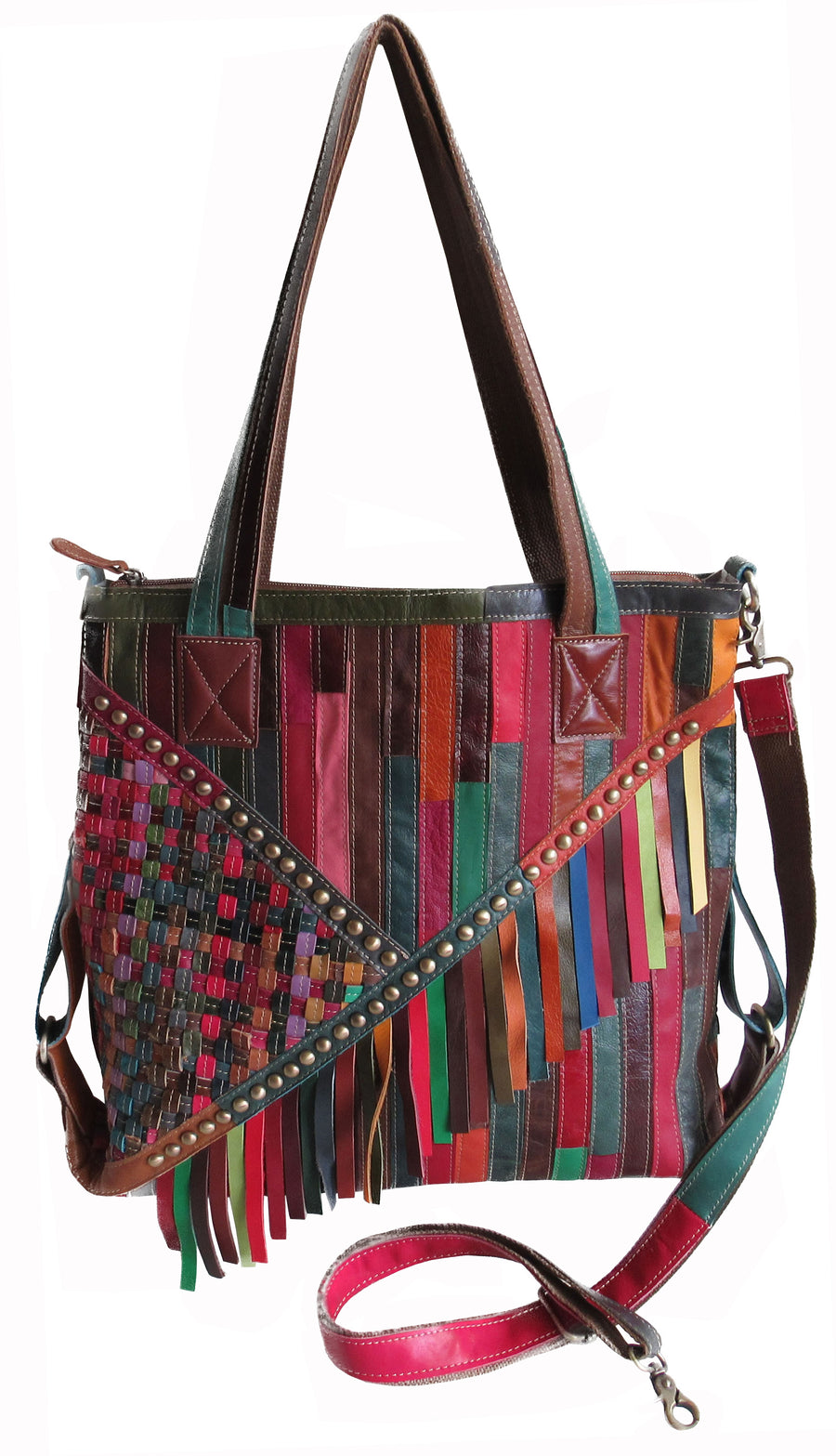 Amerileather Zeke Leather Handbag  (#1955-9)