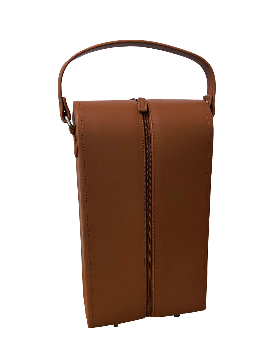 Leather Double Wine Case Holder (#22-027)