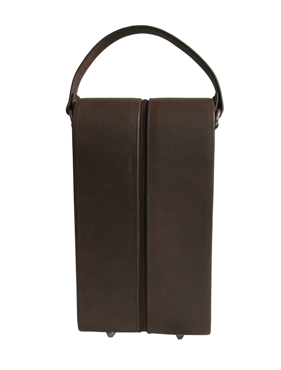 Leather Double Wine Case Holder (#22-027)