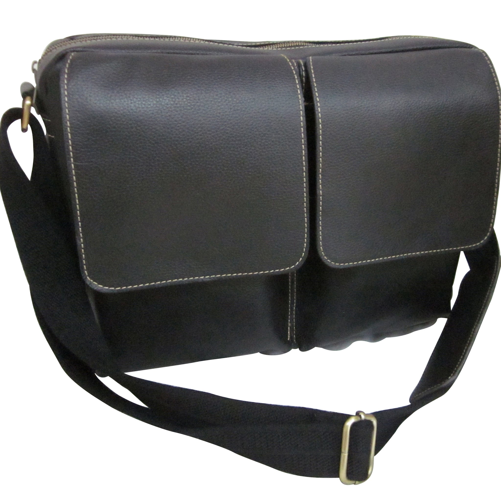 Dual Flap Leather Brief (#2830-0)
