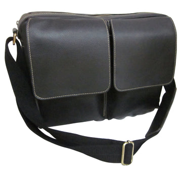 Dual Flap Leather Brief (#2830-0)
